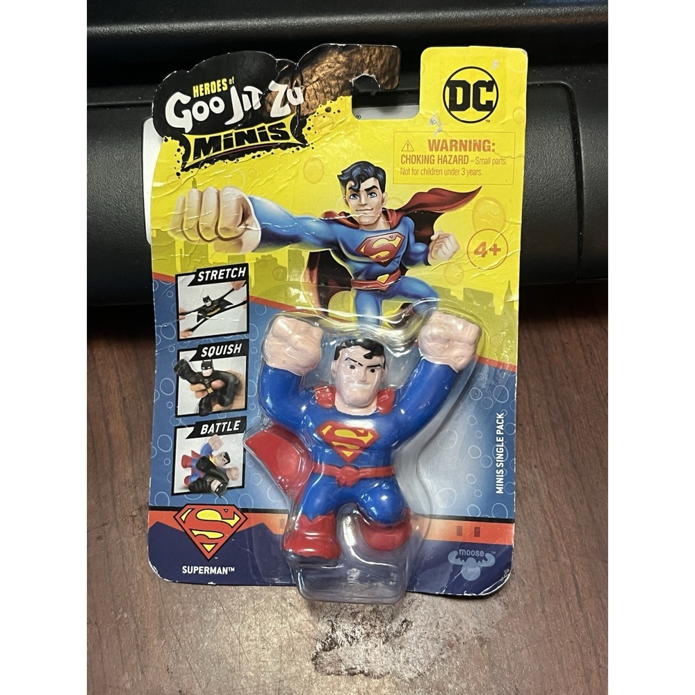 Heroes of Goo Jit Zu Minis DC Superman Hero Single Pack Figure - NEW